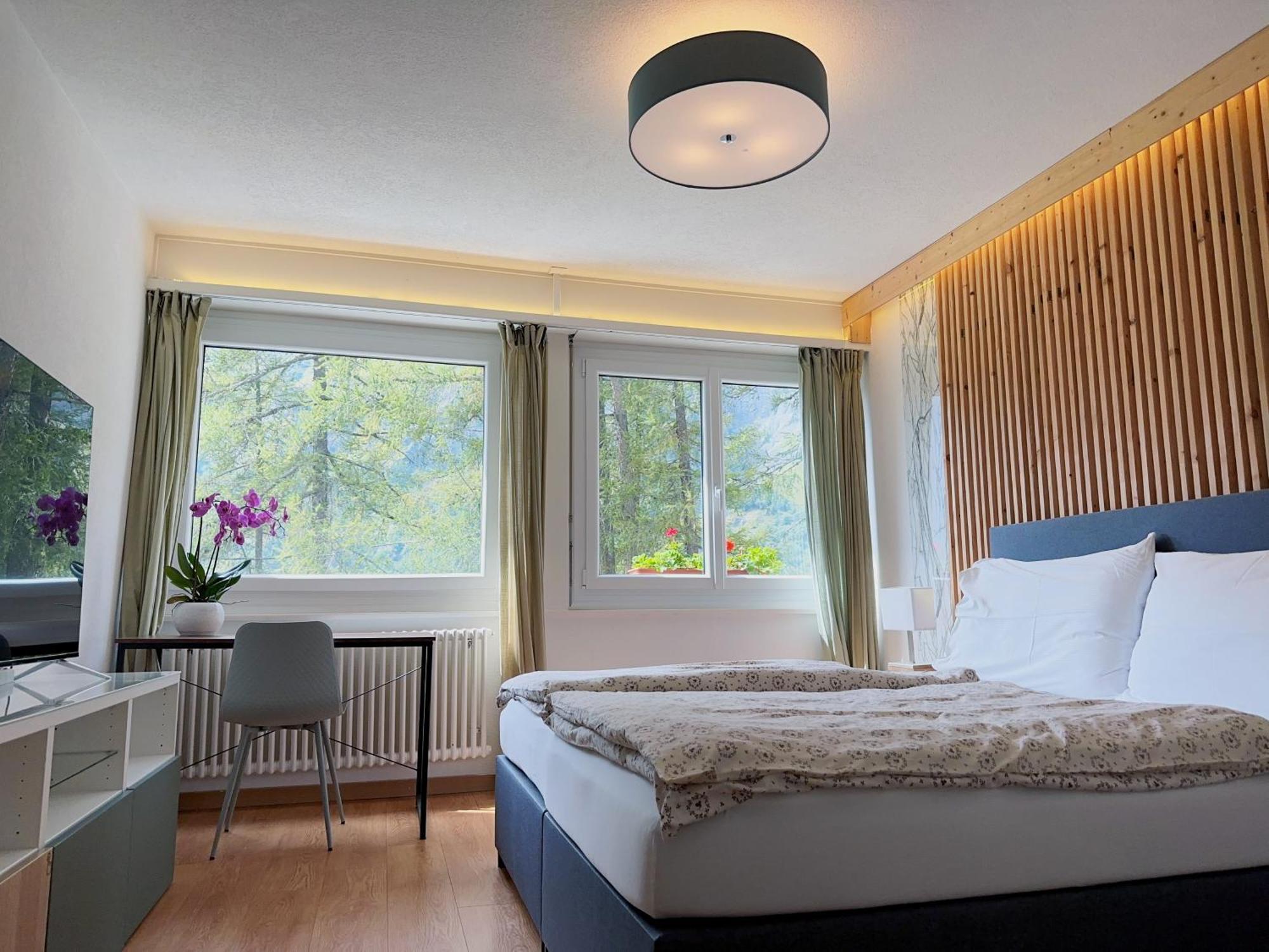Center, Sauna, View - Haus Linaria لوكباد الغرفة الصورة