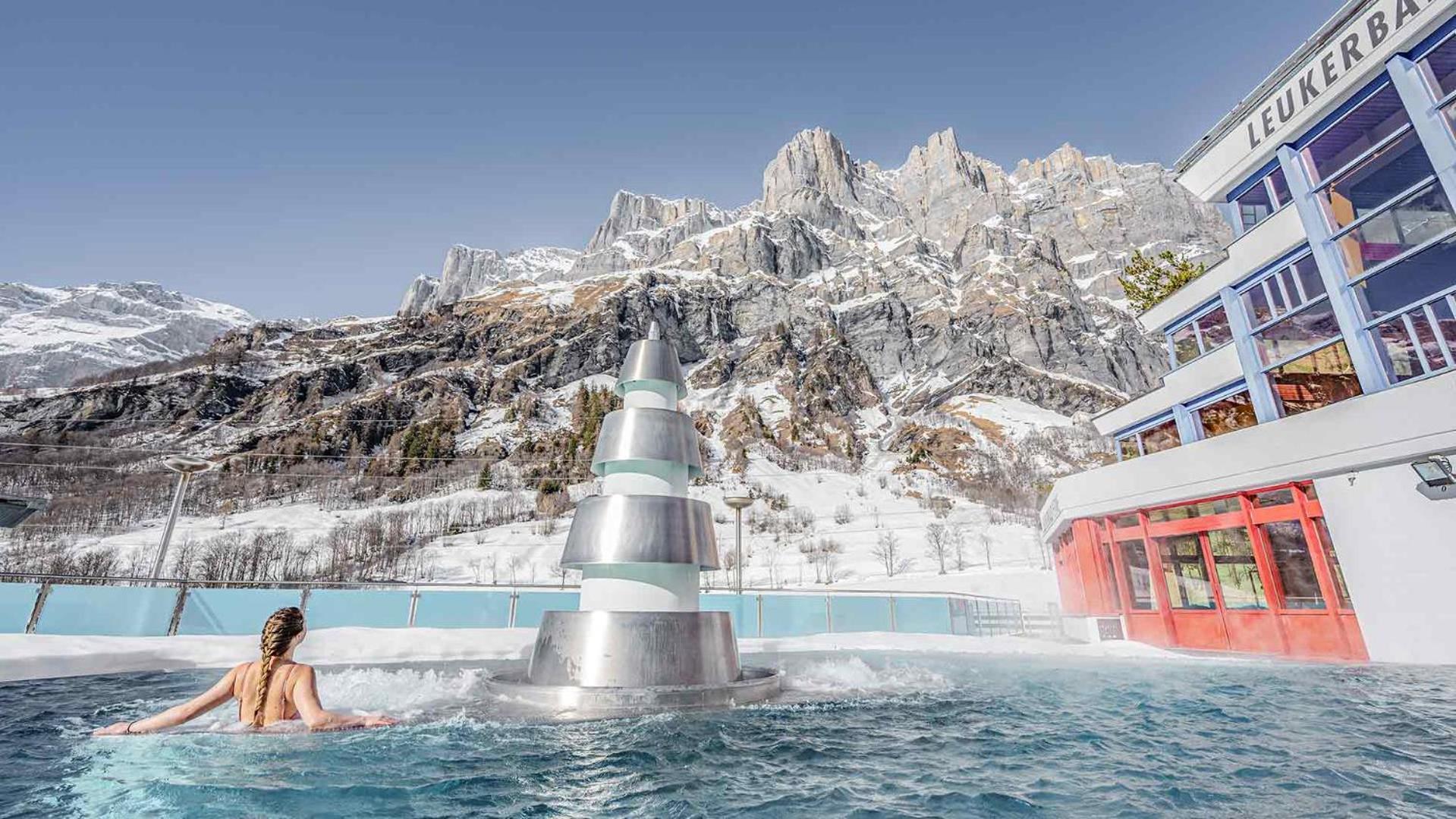 Center, Sauna, View - Haus Linaria لوكباد المظهر الخارجي الصورة